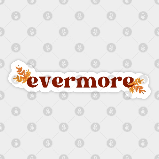 Evermore Sticker by Mysticalart